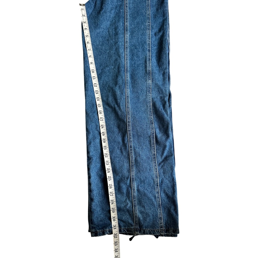 NWT Lioness Day Dream Tie Up Jeans Womens 8 Blue Denim Boho Baggy Slouchy Preppy - Picture 10 of 10
